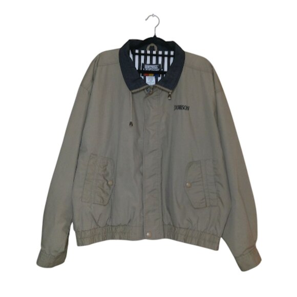 HARTWELL VIASPORT Vintage Jacket Striped Lining Workwear Bomber Grandpacore L - Picture 1 of 15